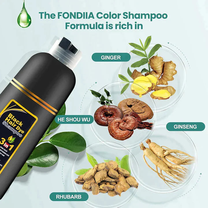 BLACK HAIR DYE SHAMPOO 3-IN-1 (NO SIDE EFFECT) - Buy 1 Get 1 Free đ„