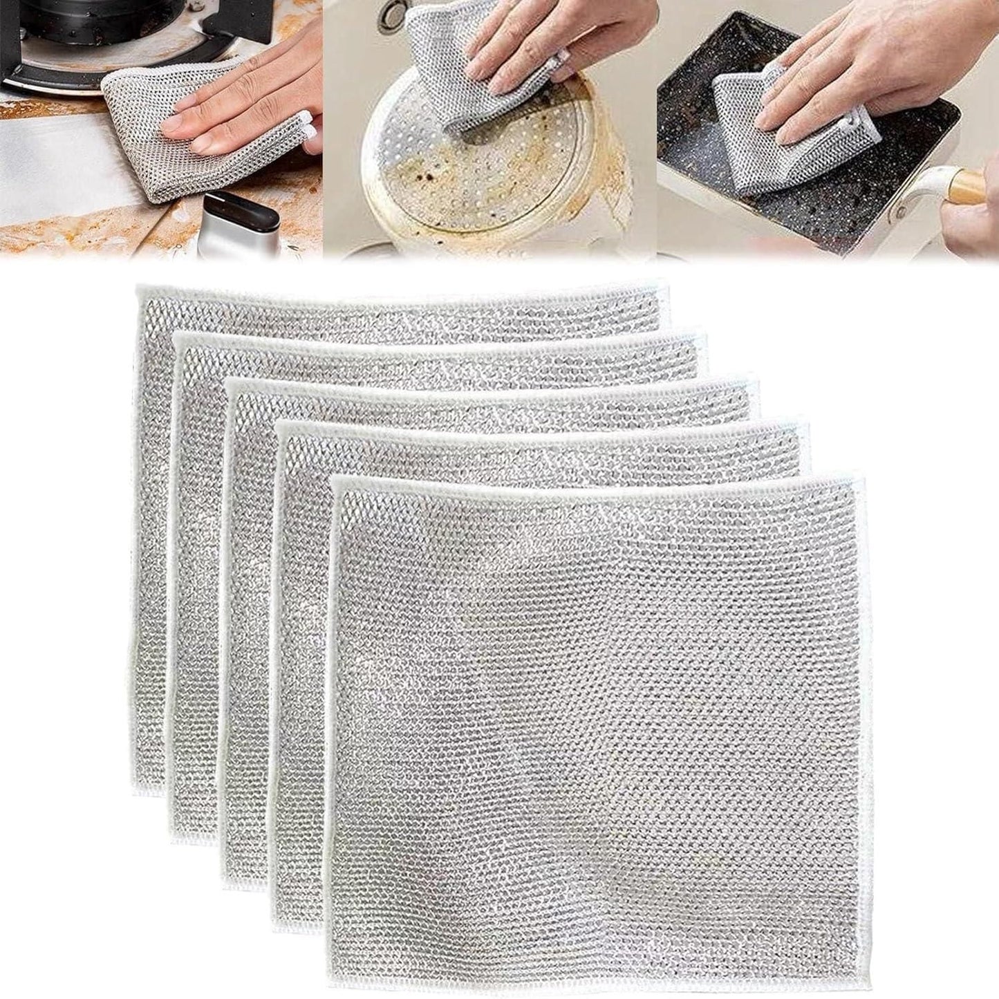 Multifunctional Non-Scratch Wire Dishcloth