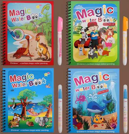 Reusable Magic Water Painting Book (BUY 1 GET 3 FREE)