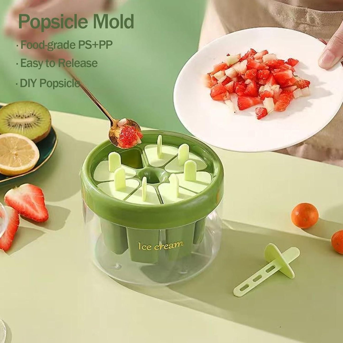 Reusable Ice Pop Moulds (Buy 3 Get 5 free)