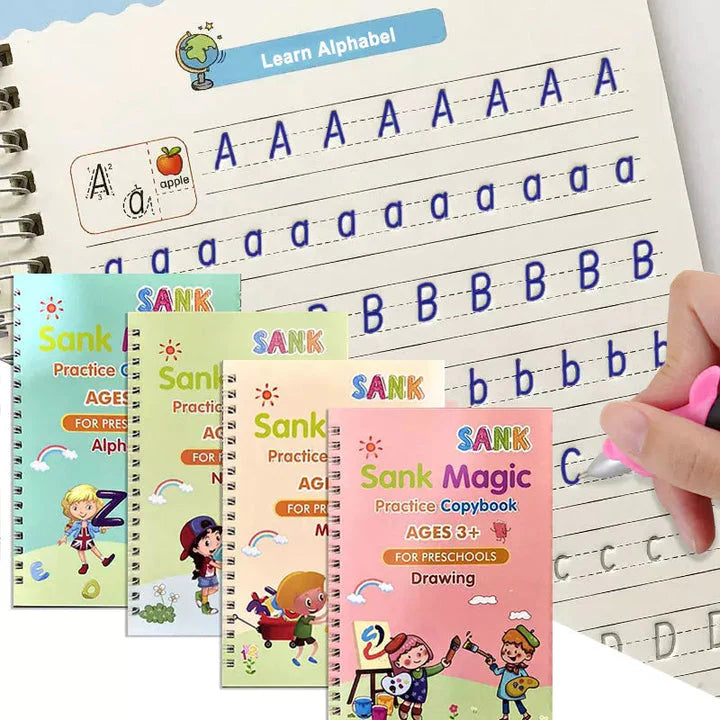 Sank Magic Practice Copybook (Set of 4)