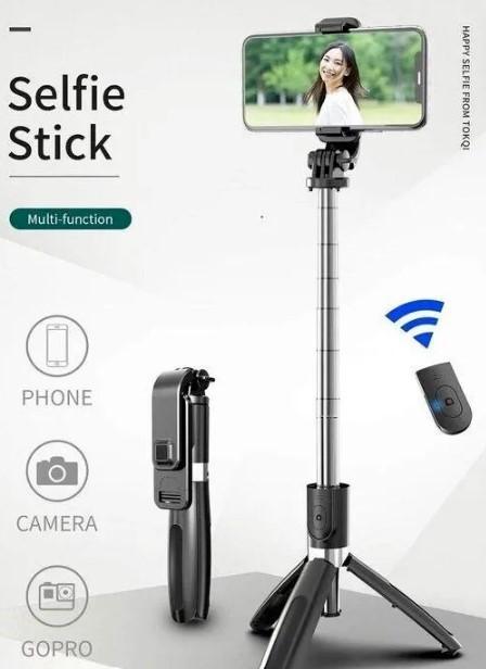 3-in-1 Selfie Stick Tripod with Free Bluetooth Remote