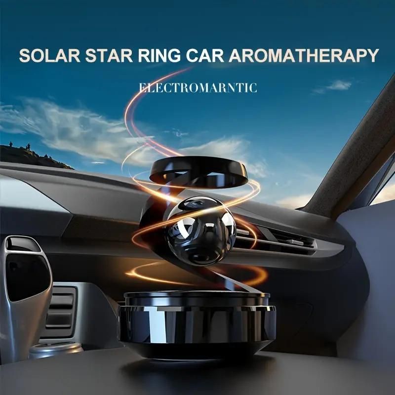 Solar Powered Ball Illusion Car Dashboard Air Freshener