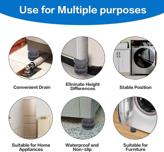 Washing Machine Vibration Pads, Floor Trays, Refrigerator Stand