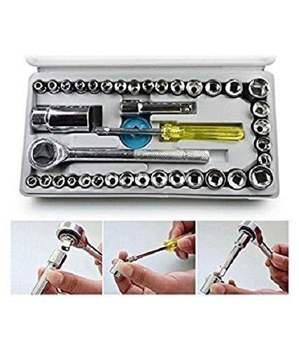 Multipurpose 40 in 1 Screwdriver Socket Set and Bit Tool Kit Set