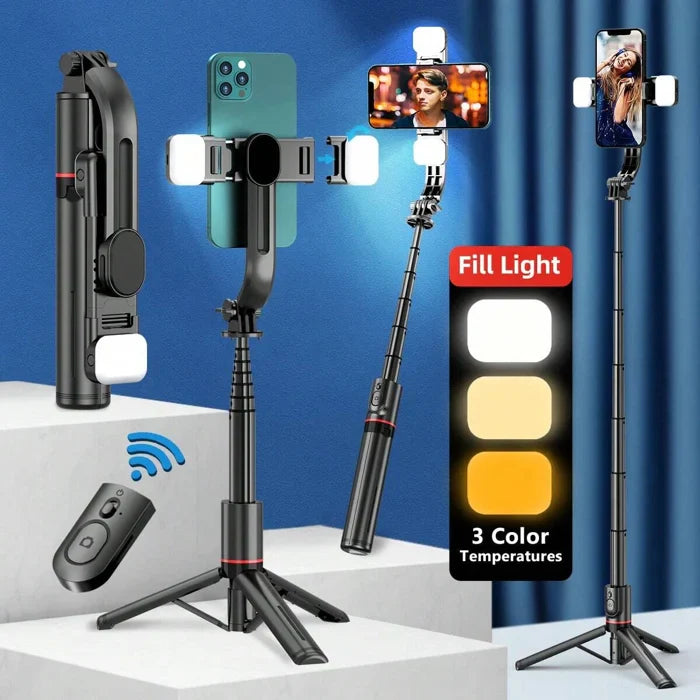 3-in-1 Selfie Stick Tripod with Free Bluetooth Remote