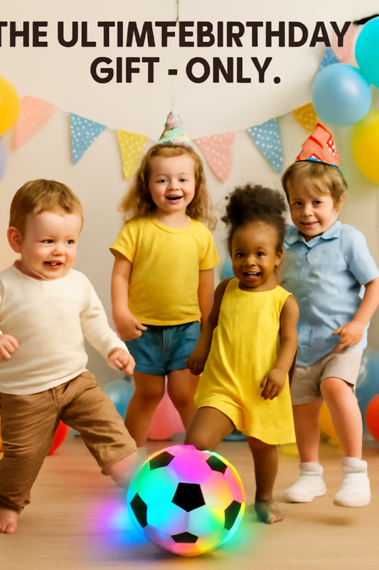 Magic Air Soccer Ball for Toddlers with LED Light