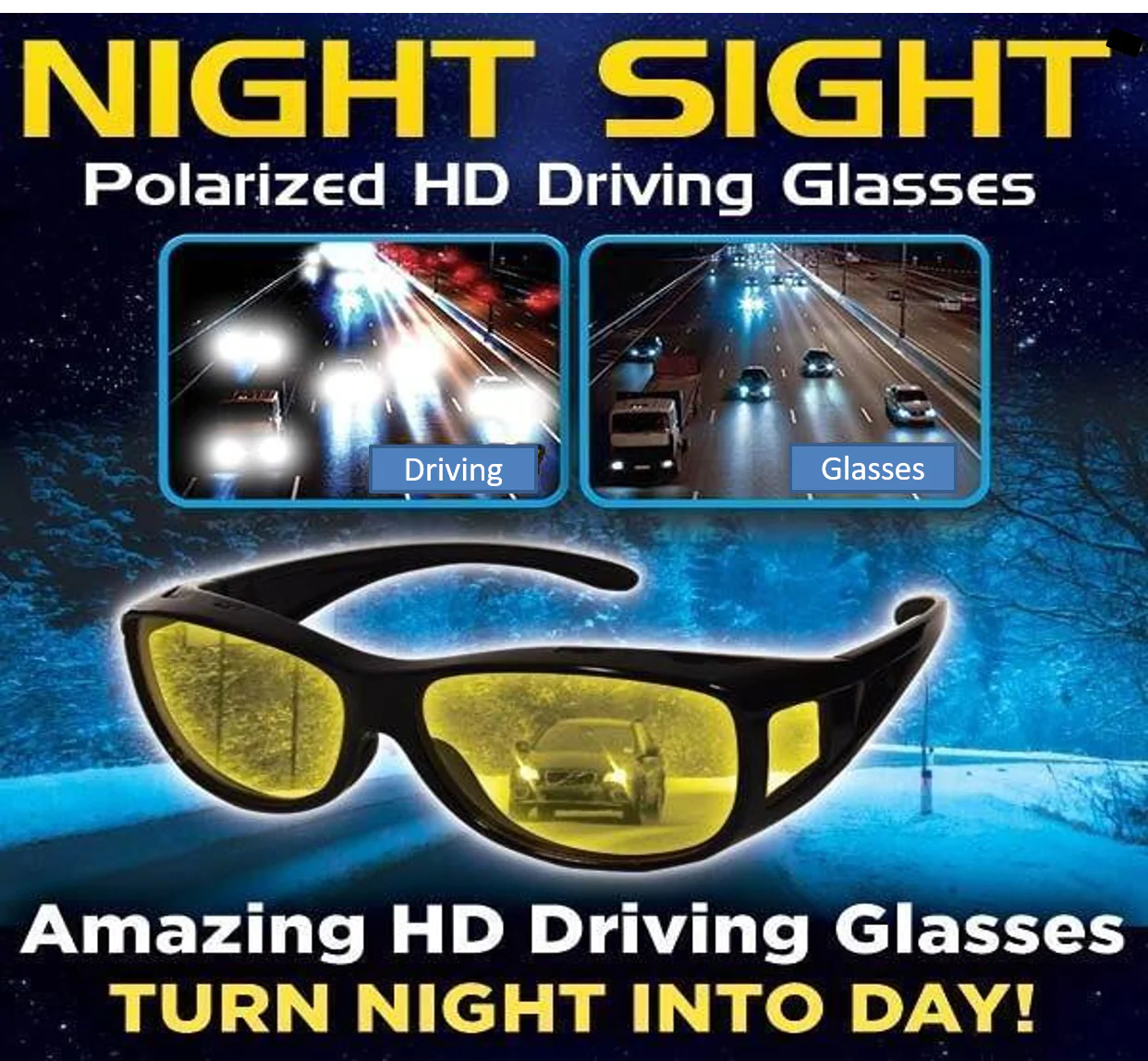 Super Clear Night Vision Glasses