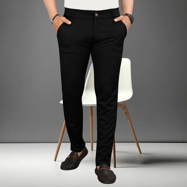 Elegant Wine & Black Lycra Solid Trousers Combo For Women – SaumyasStore
