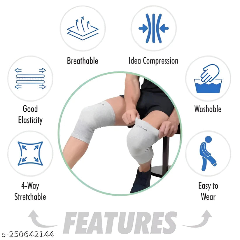 Instant Pain Relief Bamboo Knee Sleeves - (Buy 1 Get 1 Free)