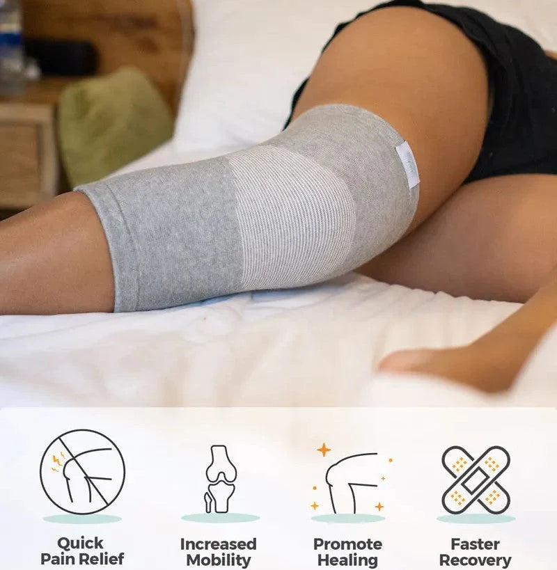 Instant Pain Relief Bamboo Knee Sleeves - (Buy 1 Get 1 Free)